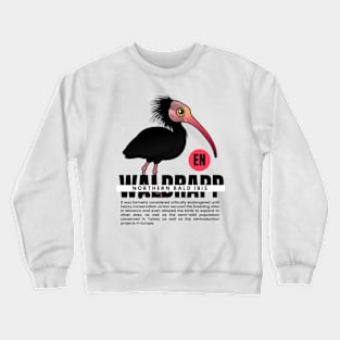 WALDRAPP NORTHERN BALD IBIS Crewneck Sweatshirt